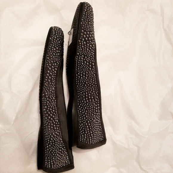 STUART WEITZMAN Gray Suede Flats 9M - Picture 5 of 5